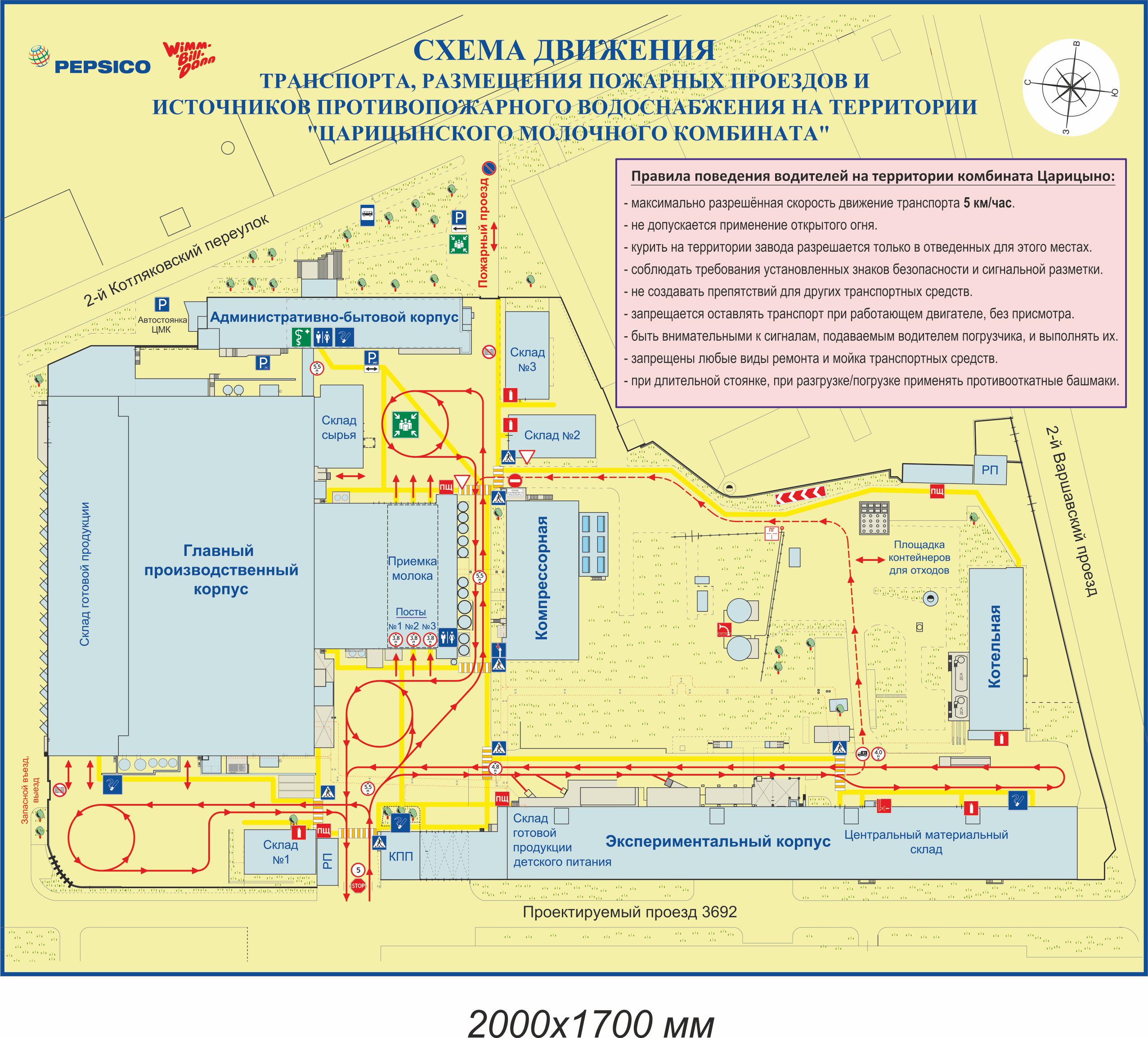 Пост безопасности на схеме